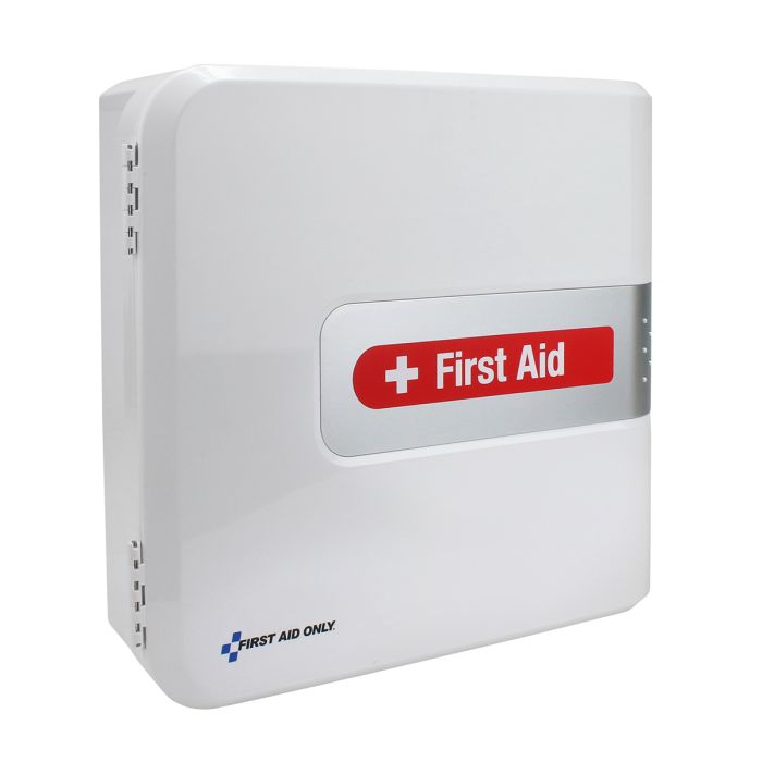 First Aid Only SmartCompliance 50-Person Large Plastic Food Service Cabinet with Medications