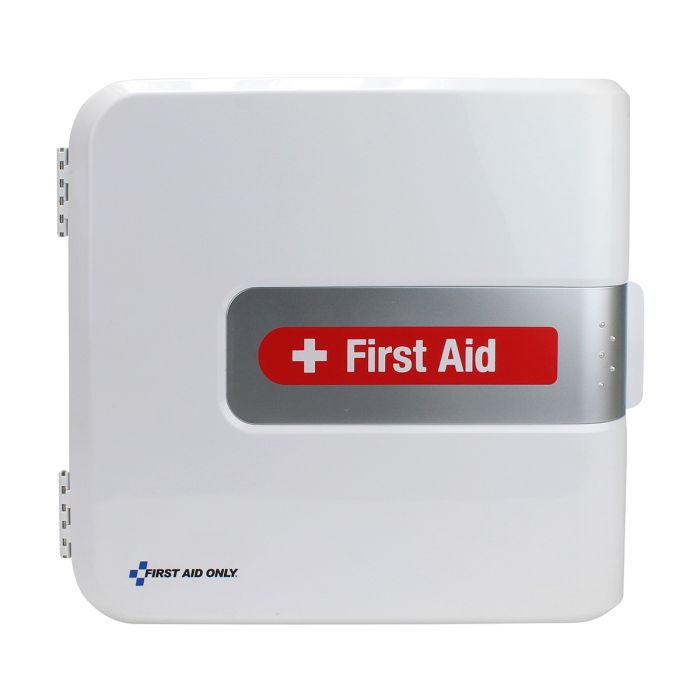 First Aid Only SmartCompliance 50-Person Large Plastic Food Service Cabinet with Medications