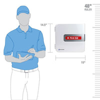 First Aid Only SmartCompliance ANSI A Complete Plastic Food Service Cabinet without Meds (Pack of 2)