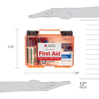 First Aid Only 25-Person Clear Front Plastic First Aid Kit(Pack of 18)