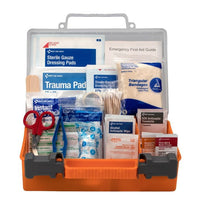 First Aid Only 25-Person Clear Front Plastic First Aid Kit(Pack of 18)