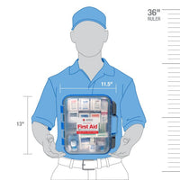 First Aid Only 50 Person ANSI A+ Clear Front Plastic First Aid Kit(Pack of 6)