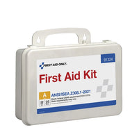 First Aid Only 25 Person ANSI 2021 Class A, Plastic First Aid Kit