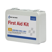 First Aid Only 25 Person ANSI 2021 Class A, Metal First Aid Kit