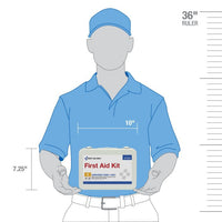 First Aid Only 25 Person ANSI 2021 Class A, Metal First Aid Kit