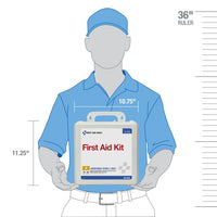 First Aid Only 50 Person ANSI 2021 Class A, 24 Unit Plastic First Aid Kit(Pack of 6)