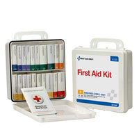 First Aid Only 50 Person ANSI 2021 Class A, 24 Unit Plastic First Aid Kit(Pack of 6)