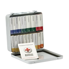 First Aid Only 50 Person ANSI 2021 Class A, 24 Unit Metal First Aid Kit