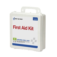 First Aid Only 50 Person ANSI 2021 Class B, Plastic First Aid Kit Custom Logo, Pack of 48(Pack of 4)