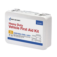 First Aid Only 25 Person ANSI 2021 Class A, Heavy Duty Vehicle Metal First Aid Kit