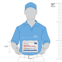 First Aid Only 25 Person ANSI 2021 Class A, Heavy Duty Vehicle Metal First Aid Kit