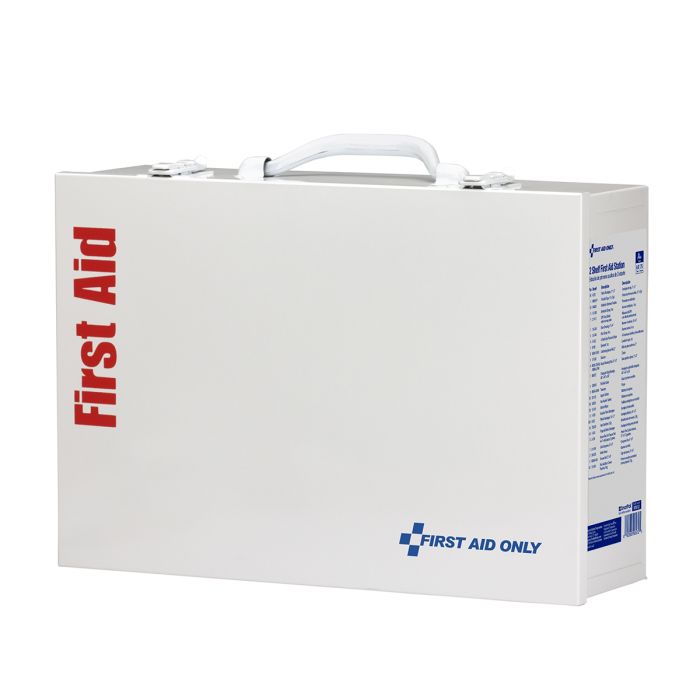 First Aid Only 75-Person ANSI A 2-Shelf First Aid Cabinet | Custom Logo Branding