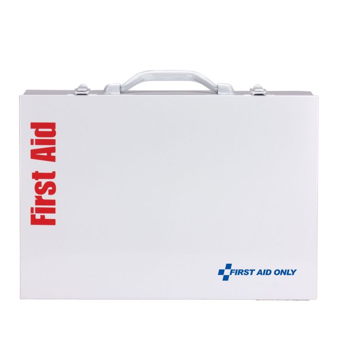 First Aid Only 75-Person ANSI A 2-Shelf First Aid Cabinet | Industrial Grade Metal Case