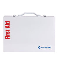 First Aid Only 75 Person ANSI A, 2 Shelf First Aid Cabinet, Custom Logo (Pack of 10)