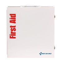 First Aid Only 100 Person ANSI 2021 Class B, 3 Shelf First Aid Cabinet