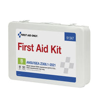 First Aid Only 50 Person ANSI 2021 Class B, Metal First Aid Kit(Pack of 3)