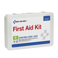 First Aid Only 50 Person ANSI 2021 Class B, Metal First Aid Kit(Pack of 3)