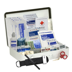 First Aid Only 50 Person ANSI 2021 Class B, Metal First Aid Kit
