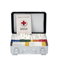 First Aid Only 25 Person ANSI 2021 Class A, 16 Unit Metal First Aid Kit(Pack of 6)