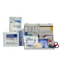 First Aid Only 25 Person ANSI 2021 Class A, Contractor Metal First Aid Kit(Pack of 6)