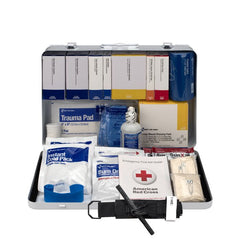 First Aid Only 50 Person ANSI 2021 Class B, Contractor Metal First Aid Kit