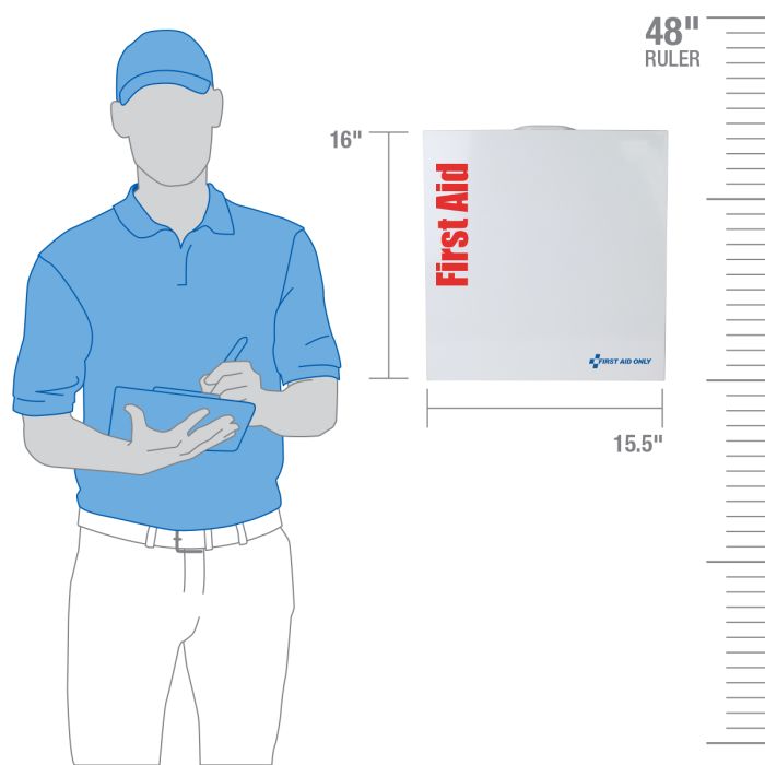 First Aid Only Large Metal SmartCompliance Food Service Cabinet