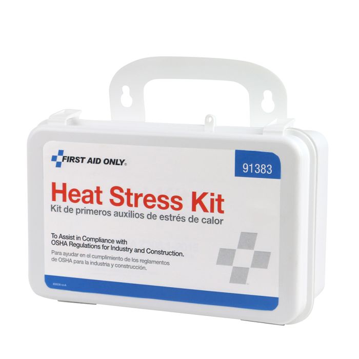 First Aid Only Medium Heat Stress Kit in Weatherproof Plastic Case