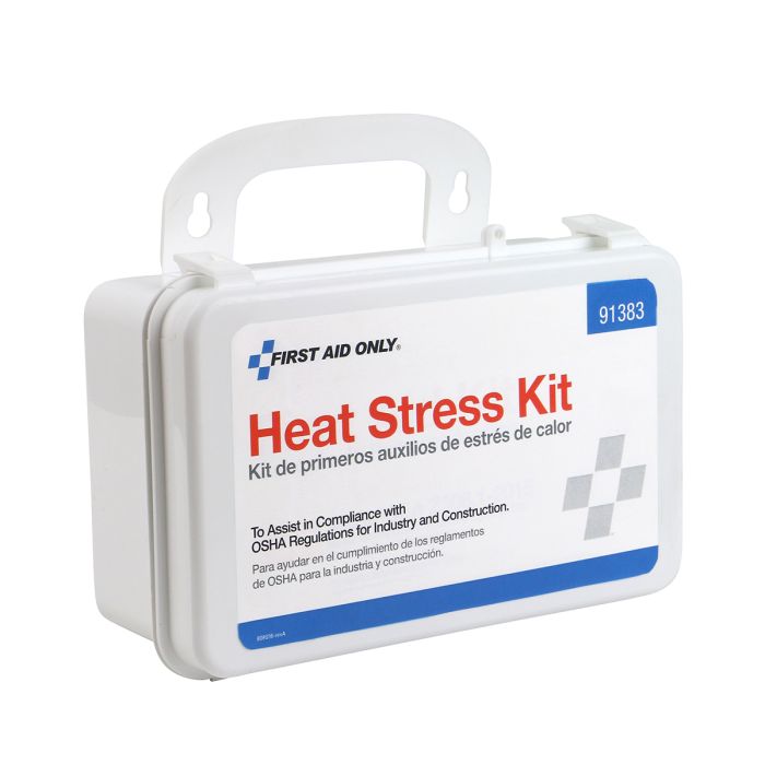 First Aid Only Medium Heat Stress Kit in Weatherproof Plastic Case