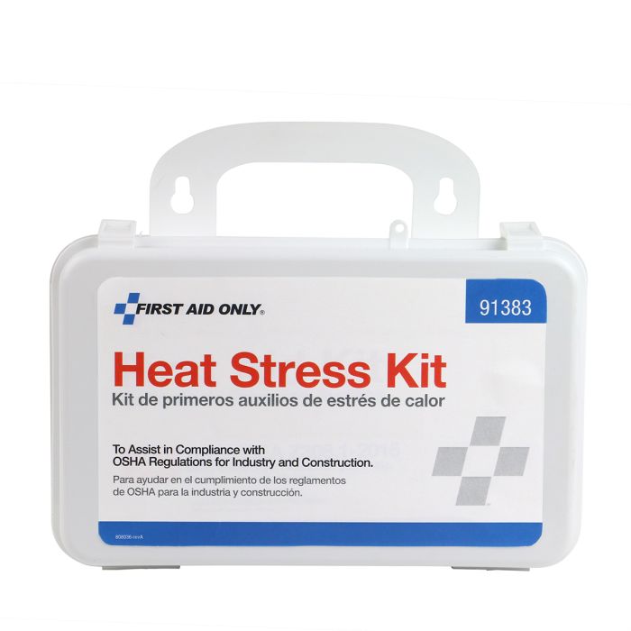 First Aid Only Medium Heat Stress Kit in Weatherproof Plastic Case