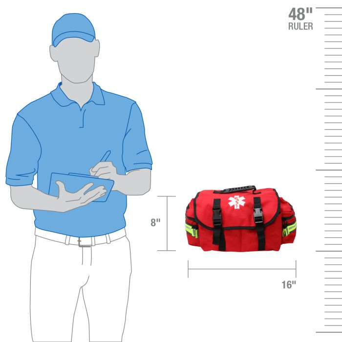 First Aid Only Standard First Responder Kit | Professional Trauma Bag