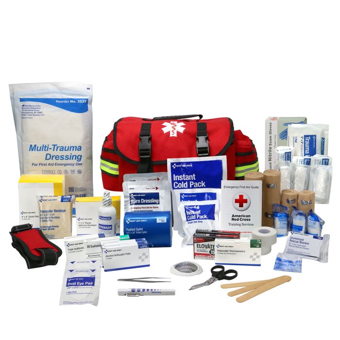First Aid Only Standard First Responder Kit | Professional Trauma Bag