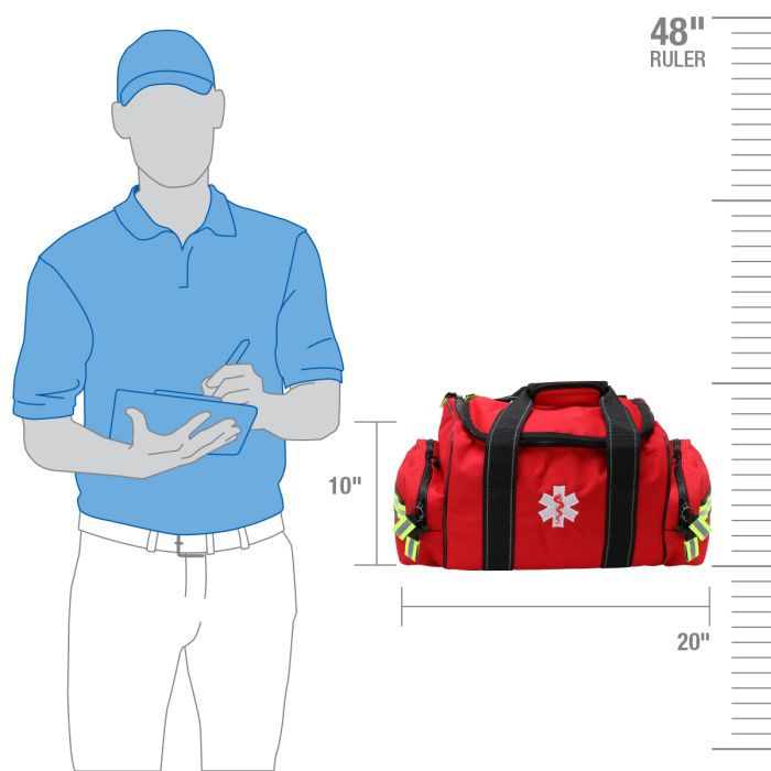 First Aid Only Advanced First Responder Bag | Bleed Control & Airway Management