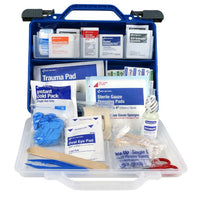 First Aid Only 322-Piece Clear Cover Intermediate First Aid Kit without Flashlight(Pack of 8)