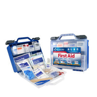 First Aid Only 322-Piece Clear Cover Intermediate First Aid Kit without Flashlight(Pack of 8)