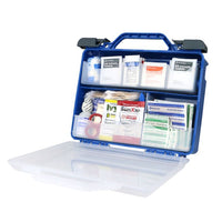 First Aid Only 322-Piece Clear Cover Intermediate First Aid Kit with Flashlight(Pack of 8)