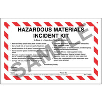 JJ Keller Hazardous Materials Incident Kit in Envelope - No Camera