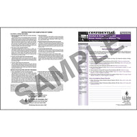 JJ Keller Confidential Alcohol & Drug and Driver Investigation History File Folder