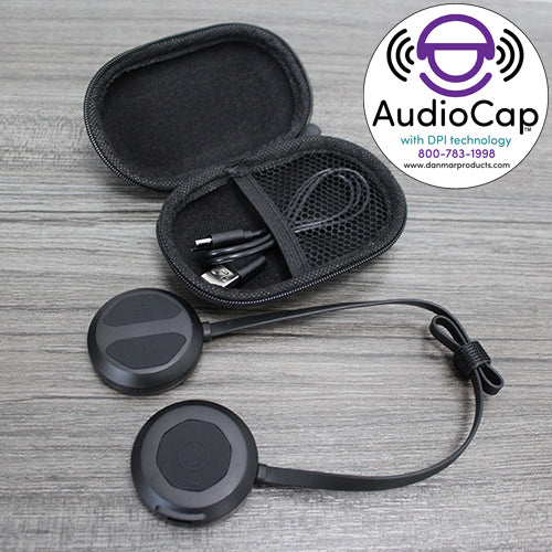 Danmar Products 9826 AudioCap Protective Helmet with Built-In Headphones