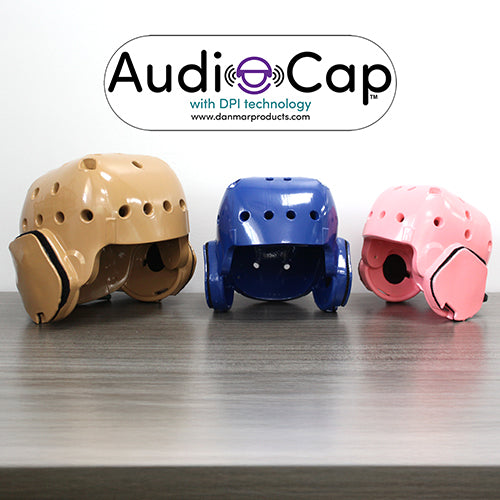 Danmar Products 9826 AudioCap Protective Helmet with Built-In Headphones