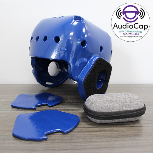 Danmar Products 9826 AudioCap Protective Helmet with Built-In Headphones