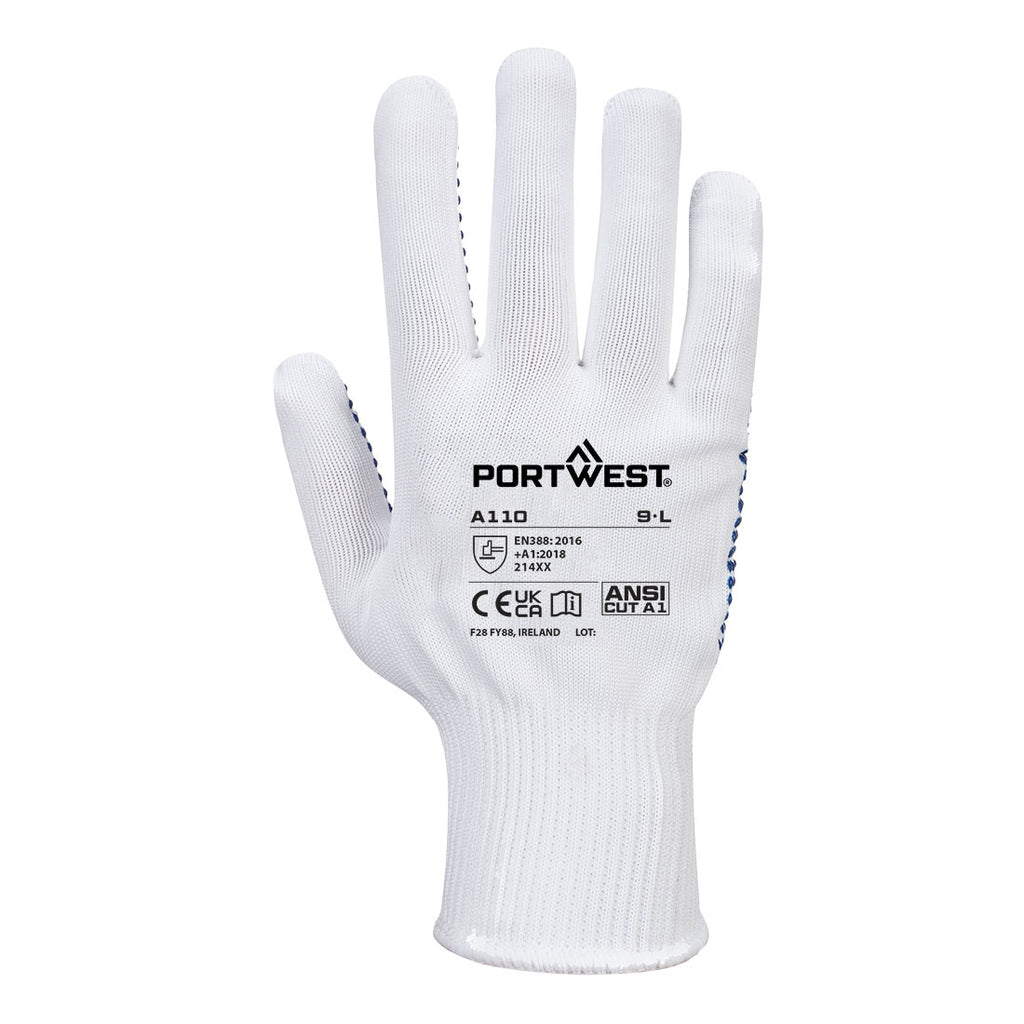 Portwest A110 Grip 13 PVC Dotted Glove