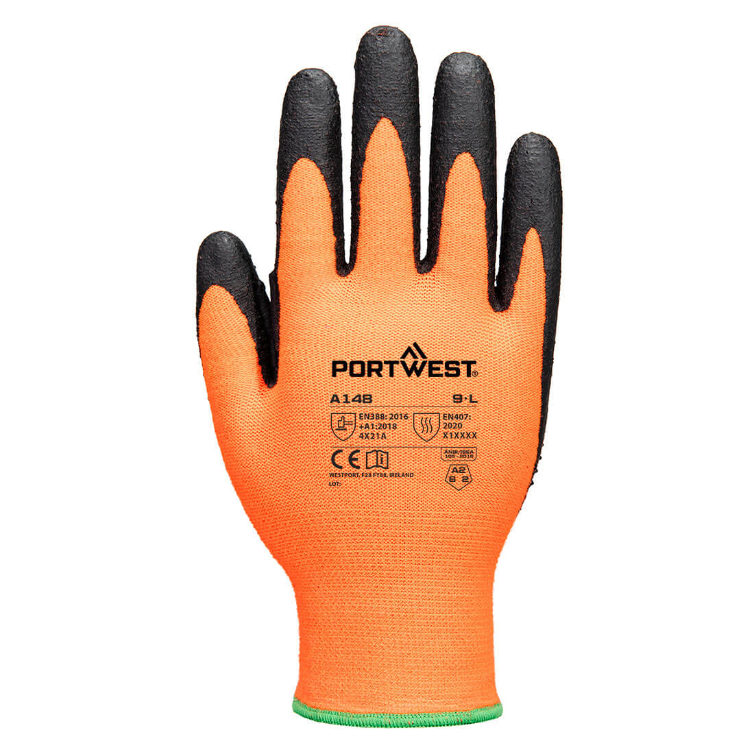 Portwest A148 Grip 13 Nitrile High Dotted Glove