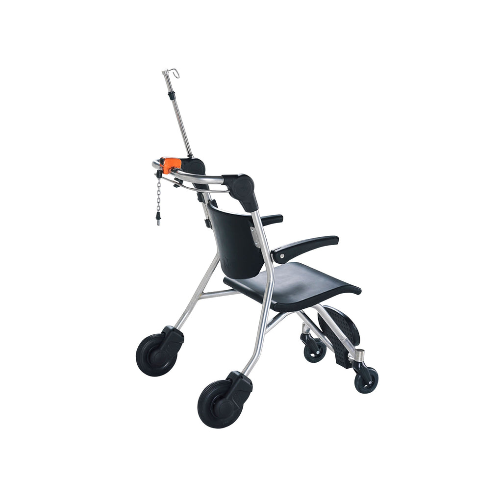 Nitrocare BRIO X5 Lightweight Patient Transport Wheelchair with Central Braking and Folding Frame