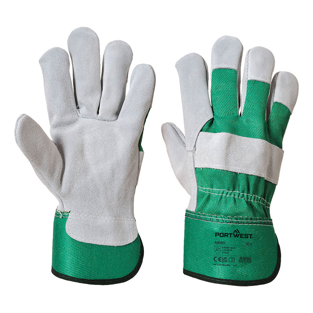 Portwest A220 Leather Rigger 130 Cow Split Glove