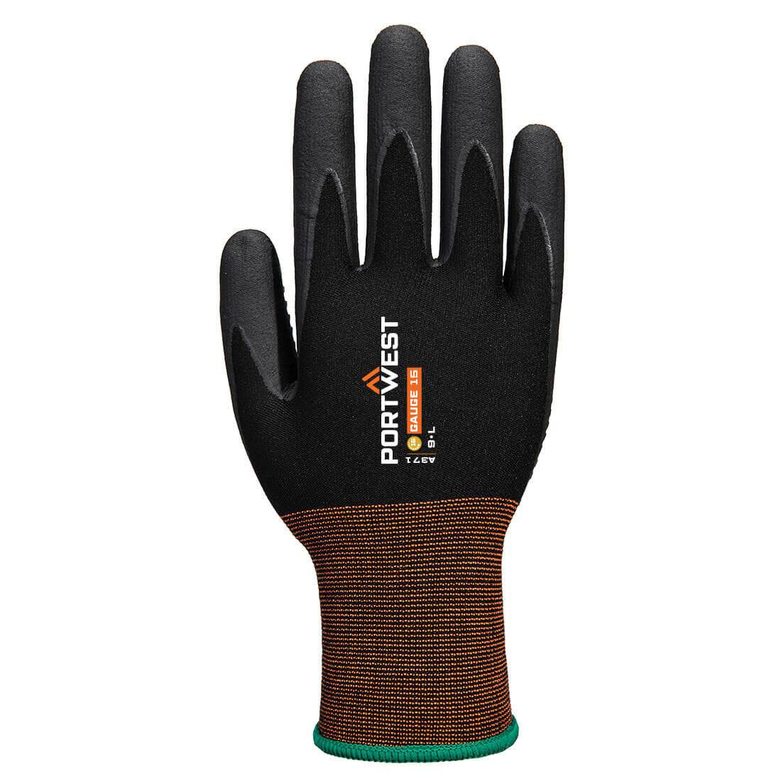 Portwest A371 GP Grip 15 Nitrile Micro Foam Dotted Glove