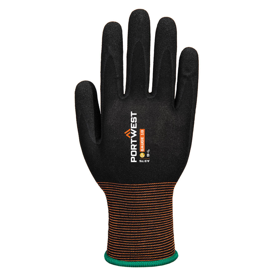 Portwest A375 GP Grip 18 Nitrile Smooth/Sandy Glove