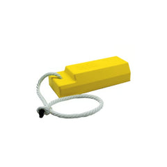 Checkers 15" Aviation Wheel Chock for Small to Mid-Sized Aircraft with Rope Lanyard