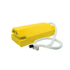 Checkers 20" Single Aviation Wheel Chock for Over-Sized Aircraft with Locking Rope