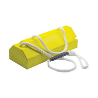 Checkers 20" Single Aviation Wheel Chock with Qantas Locking Rope, Rubber Pad and Handle