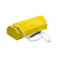 Checkers 20" Single Aviation Wheel Chock with Qantas Locking Rope and Rubber Pad